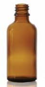 Show details for 10 ml dropper bottle, amber, type 3 moulded glass Picture of 10 ml dropper bottle, amber, type 3 moulded glass