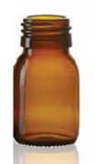 Show details for 30 ml syrup bottle, amber, type 3 moulded glass Picture of 30 ml syrup bottle, amber, type 3 moulded glass
