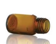 Show details for 30 ml syrup bottle, amber, type 3 moulded glass Picture of 30 ml syrup bottle, amber, type 3 moulded glass
