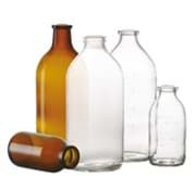 Show details for 60 ml infusion bottle, clear, type 1 moulded glass Picture of 60 ml infusion bottle, clear, type 1 moulded glass