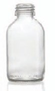 Show details for 100 ml syrup bottle, clear, type 3 moulded glass Picture of 100 ml syrup bottle, clear, type 3 moulded glass