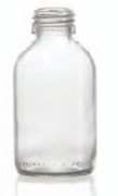 Show details for 200 ml syrup bottle, clear, type 3 moulded glass Picture of 200 ml syrup bottle, clear, type 3 moulded glass
