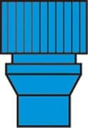 Show details for 8mm PE Plug Picture of 8mm PE Plug