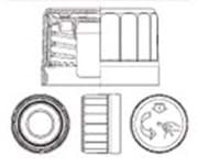 Show details for Duma® Twist-Off cap model 2829D Picture of Duma® Twist-Off cap model 2829D