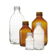 Show details for 60 ml syrup bottle, clear, type 3 moulded glass Picture of 60 ml syrup bottle, clear, type 3 moulded glass