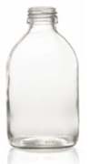 Show details for 120 ml syrup bottle, clear, type 3 moulded glass Picture of 120 ml syrup bottle, clear, type 3 moulded glass