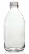 Show details for 225 ml syrup bottle, clear, type 3 moulded glass Picture of 225 ml syrup bottle, clear, type 3 moulded glass
