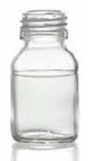 Show details for 30 ml syrup bottle, clear, type 3 moulded glass Picture of 30 ml syrup bottle, clear, type 3 moulded glass