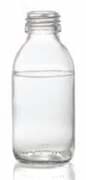 Show details for 90 ml syrup bottle, clear, type 3 moulded glass Picture of 90 ml syrup bottle, clear, type 3 moulded glass