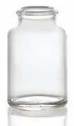 Show details for 45 ml tablet jar, clear, type 3 moulded glass Picture of 45 ml tablet jar, clear, type 3 moulded glass